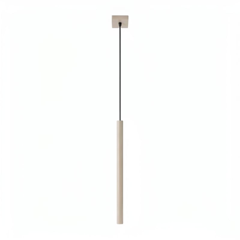 Lampa wisząca nowoczesna taupe smukła tuba 1xG9 8W PASTELO Sollux Lighting