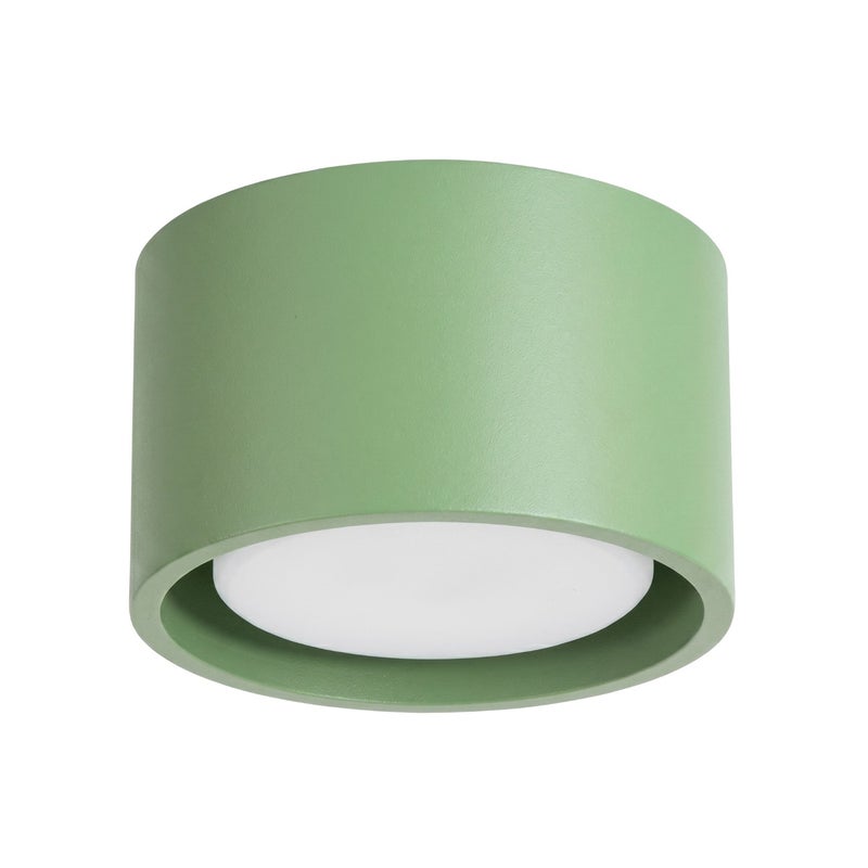 Spot sufitowy minimalistyczny szałwiowy okrągły fi10cm 1xGX53 10W MODO Sollux Lighting