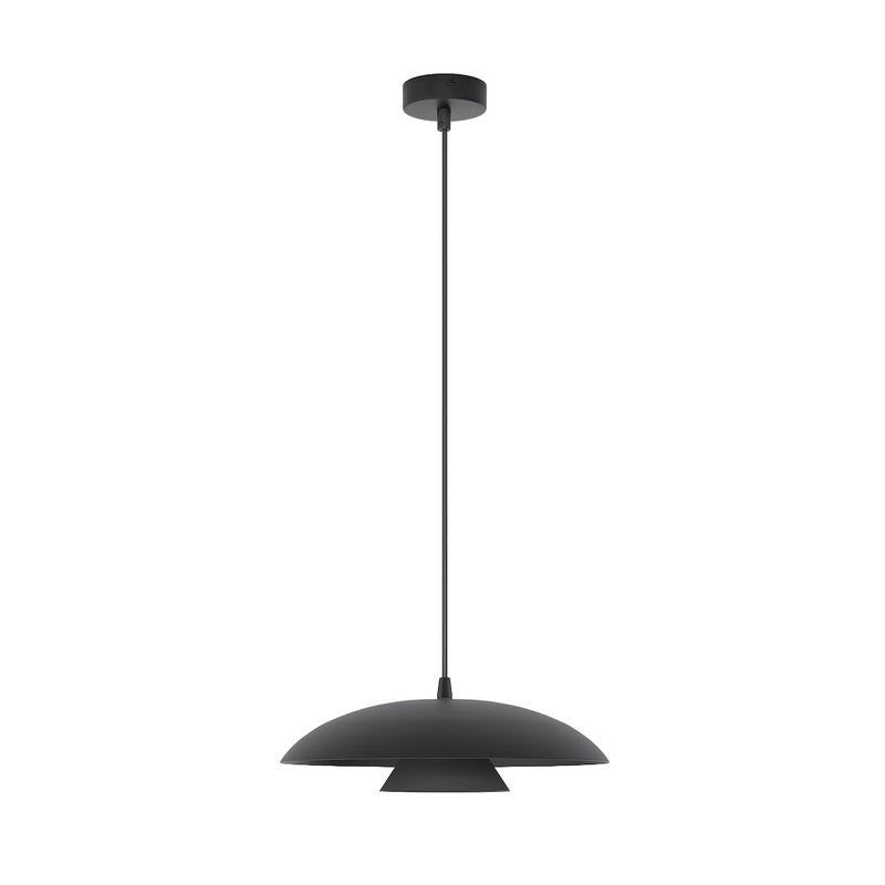 Lampa wisząca warstwowy kopułowy klosz BABEL czarny 1xGX53x12W metal wym:140x30x30cm IP20 Emibig