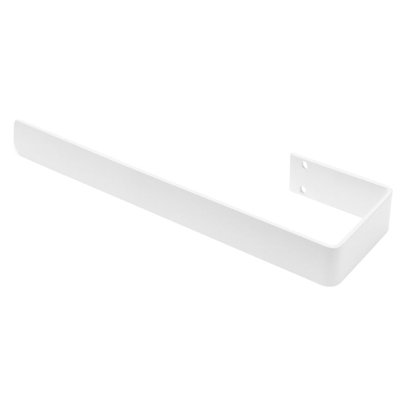 LuxeBath Wieszak na reczniki 38 cm, stalowy drazek na reczniki kapielowe, biały, na scierki latwy, nowoczesny design, scienny uchwyt do kuchni