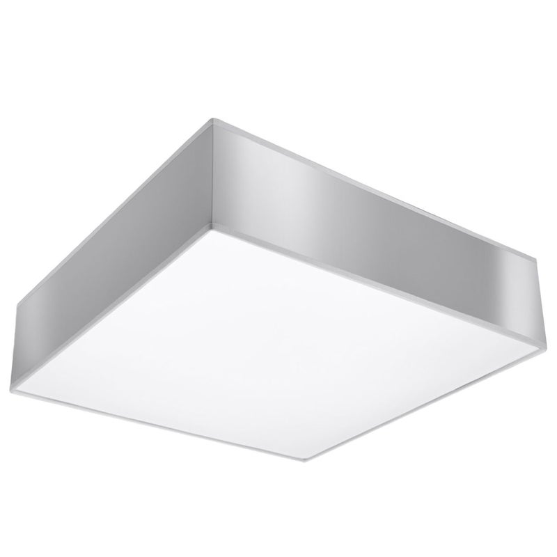 Plafon ANUBIS szary 2xE27x15W tworzywo sztuczne wym:12x35x35cm IP20 Pure Lume