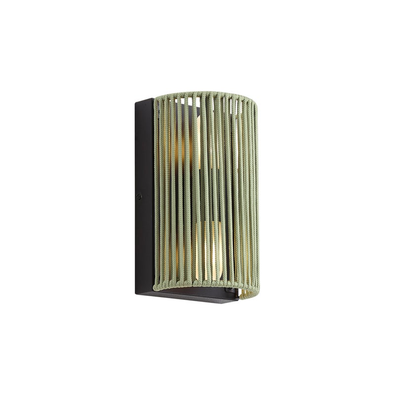 Qazqa japandi lampa ścienna zewnętrzna IP44 do ogród - Jayla - zielony, max. 8w, g9, 12.7cm, IP44, z 2 punktami świetlnymi