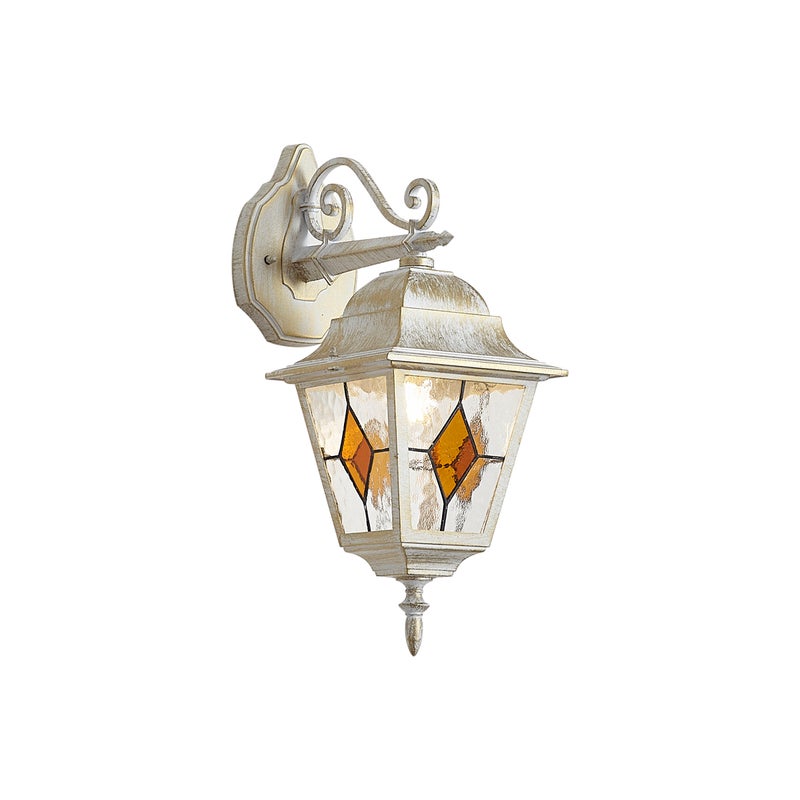 Qazqa classic-antique latarnia zewnętrzna do ogród - Antigua Down - beżowy, max. 15w, kompatybilny z żarówką LED, e27, 44cm