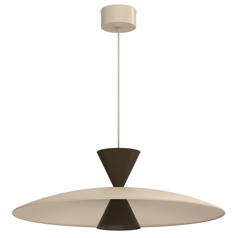 Lampa wisząca Mistic beżowy 1xGX53x15W metal wym:110x65x65cm IP20 Luminex