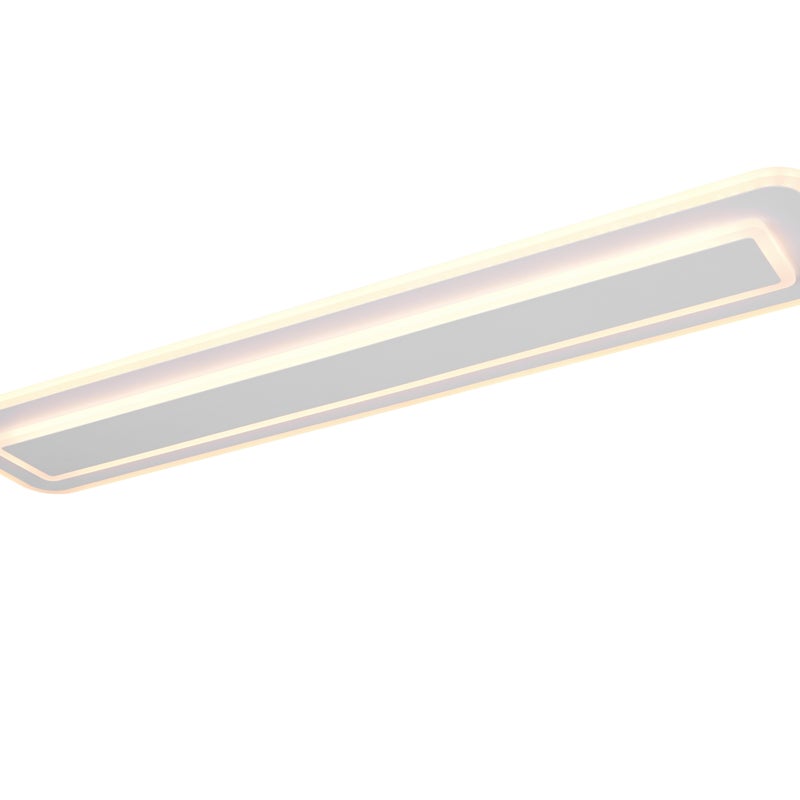 Lampa wisząca z pilotem LED RIVA 35W Odcienie bieli 4100lm metal biała wym:4,7x90x20cm IP20 Trio