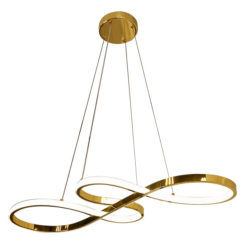 Lampa wisząca Infania LED 3500 lm 36W barwa ciepła, neutralna, zimna złota Light Prestige