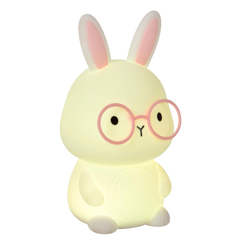 Lampa stołowa LED PINCHA RABBIT biała 0.5W ciepła 23lm tworzywo sztuczne wym:12,9x9,9x10,3cm IP20 Lucide