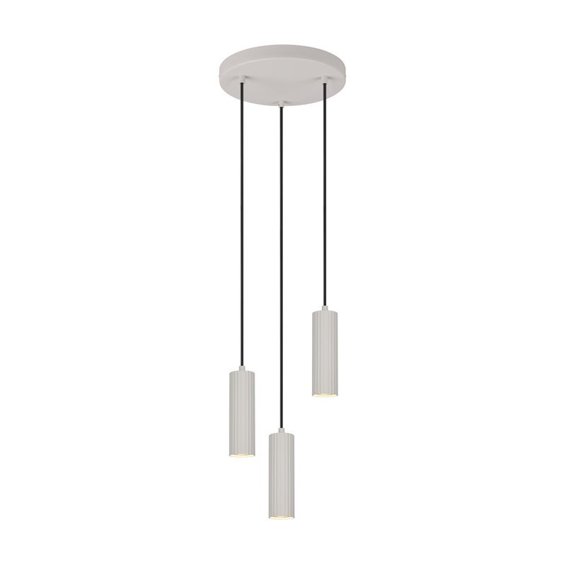 Lampa wisząca SOKA szary 3xGU10x10W metal wym:150x28x28cm IP20 Trio