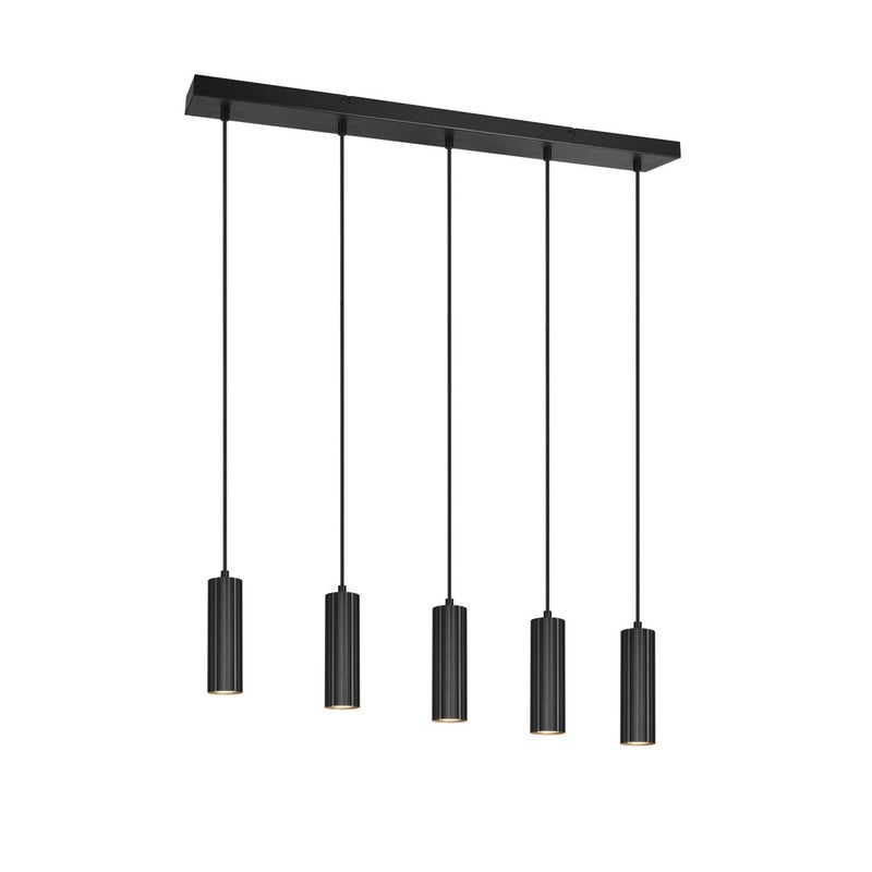 Lampa wisząca SOKA czarny 5xGU10x10W metal wym:150x85x9cm IP20 Trio