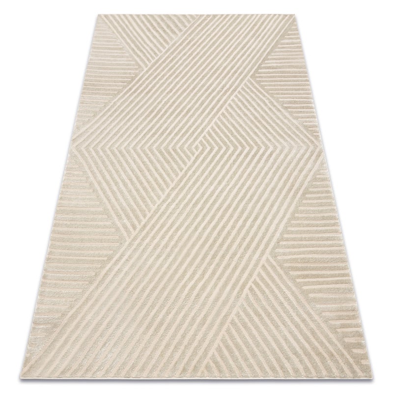 Dywan BALANCE 1503 taupe - Geometryczny, strukturalny, glamour 240x330 cm