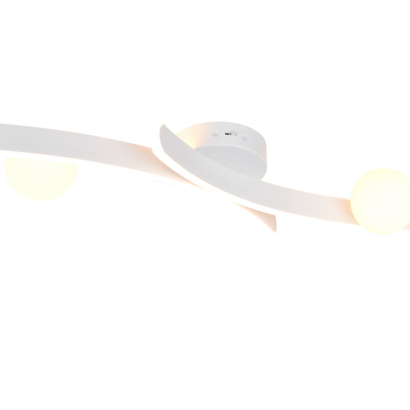 Lampa wisząca LED NAPOLI 27W Odcienie bieli 3200lm metal biała wym:10x70x20,5cm IP20 Trio