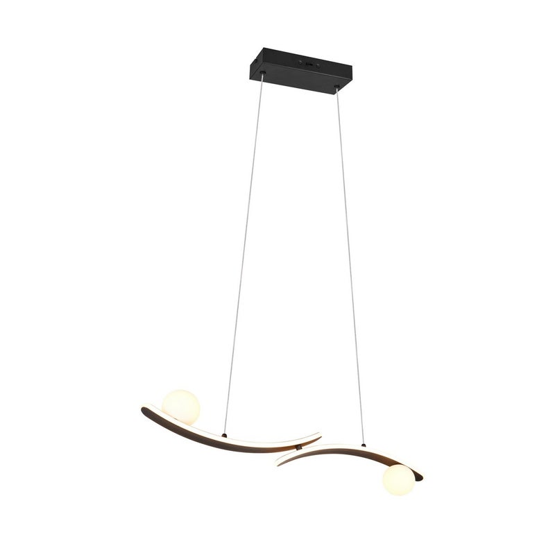 Lampa wisząca LED NAPOLI 27W Odcienie bieli 3200lm metal czarno-biała wym:150x82x9cm IP20 Trio