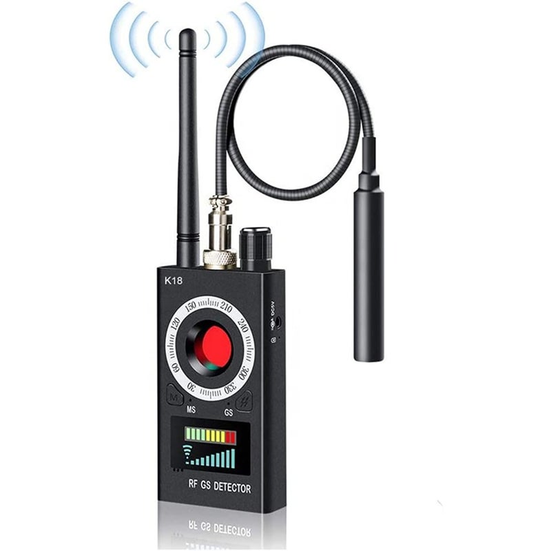 Detektor ukrytych kamer, detektor mikrofonów szpiegowskich, detektor anty-szpiegowski, detektor GPS, skaner sygnału RF i urządzenie lokalizujące
