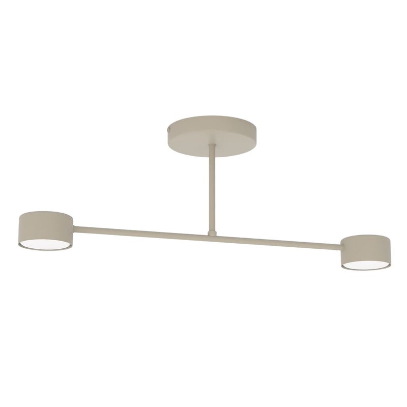 Lampa sufitowa spoty na sticku HALO beżowy 2xGX53x12W metal wym:20x60x8cm IP20 Emibig