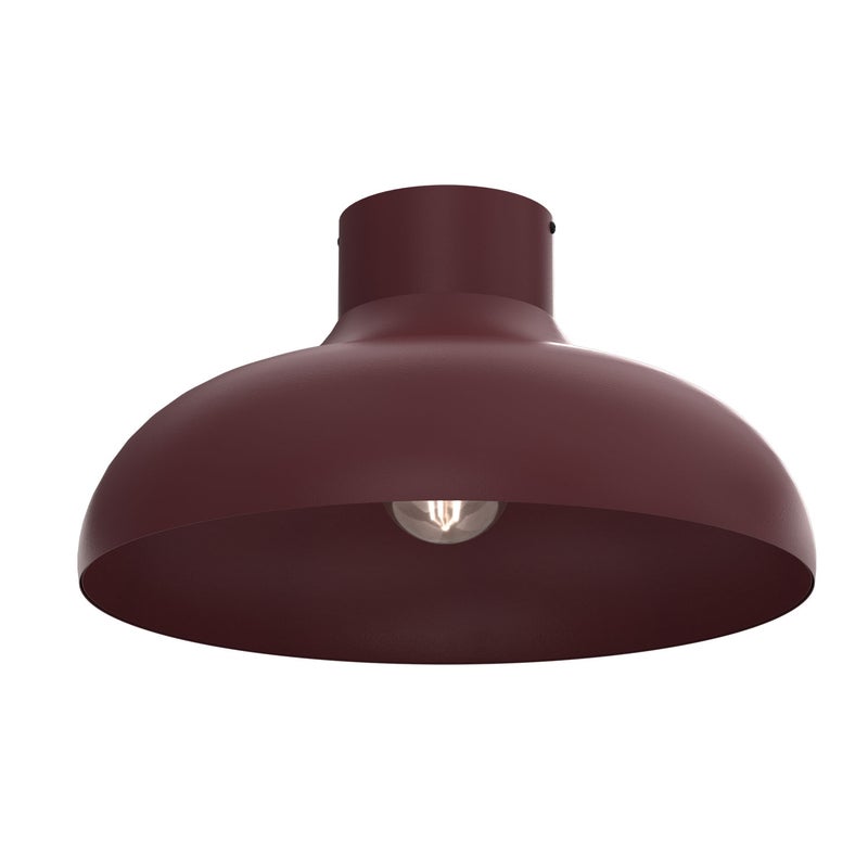 Lampa wisząca Basca czerwony 1xE27x15W metal wym:21x40x40cm IP20 Luminex