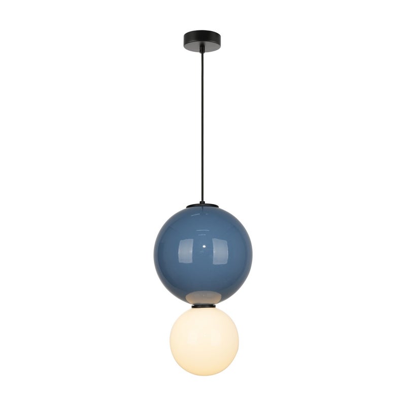 Lampa wisząca kule LED Pieve 7W biała ciepła 867lm ceramika / gips czarna wym:159x25x25cm IP20 Italux