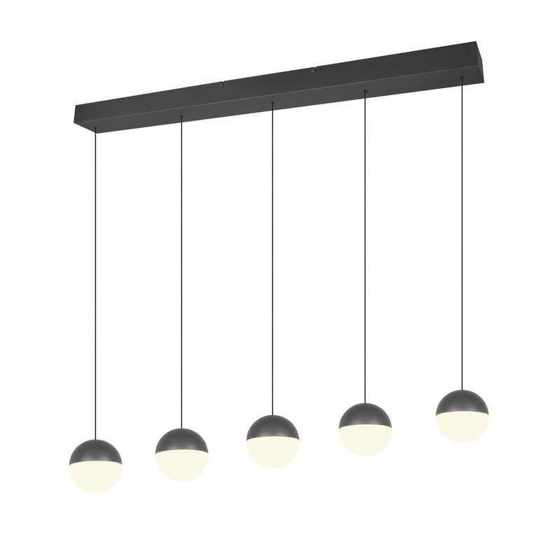 Lampa wisząca LED SENTA 5W ciepła 800lm tworzywo sztuczne czarno-biała wym:150x114x10cm IP20 RL