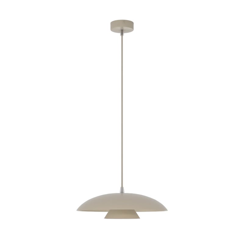 Lampa wisząca warstwowy kopułowy klosz BABEL beżowy 1xGX53x12W metal wym:140x30x30cm IP20 Emibig