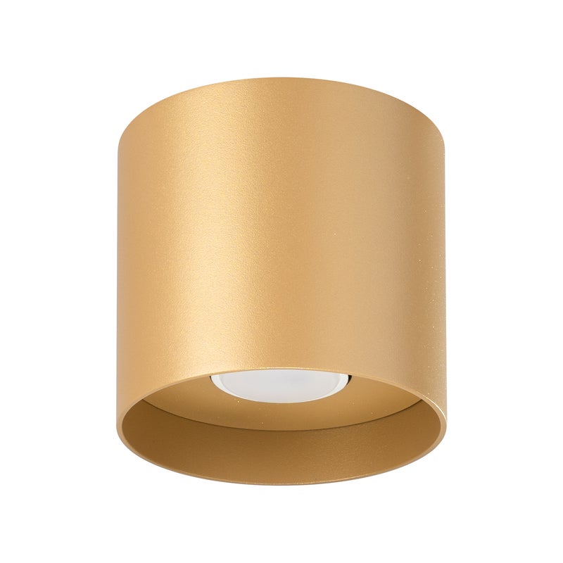 Reflektor spot KIRUNA złoty 1xGU10x10W aluminium wym:11x12x12cm IP20 Pure Lume