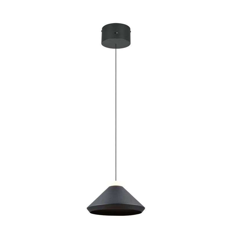 Lampa wisząca LED LAGUNA 14W Odcienie bieli 1200lm metal czarna wym:180x30x30cm IP20 Trio
