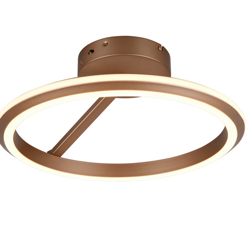 Lampa wisząca LED AMADOR 34W Odcienie bieli 4000lm metal kawowa wym:18x45x45cm IP20 Trio