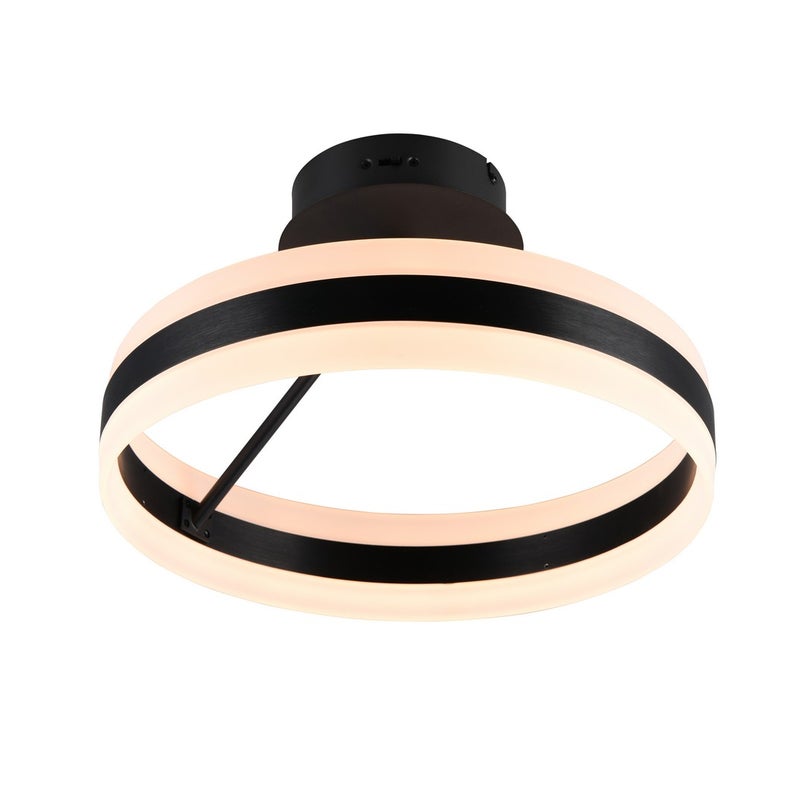 Lampa wisząca LED DIOS 21W Odcienie bieli 2400lm metal czarna wym:24x40x40cm IP20 Trio
