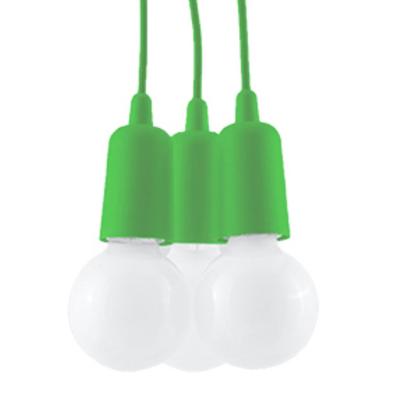 Żyrandol MATERO zielony 3xE27x60W tworzywo sztuczne wym:100x10x10cm IP20 Pure Lume