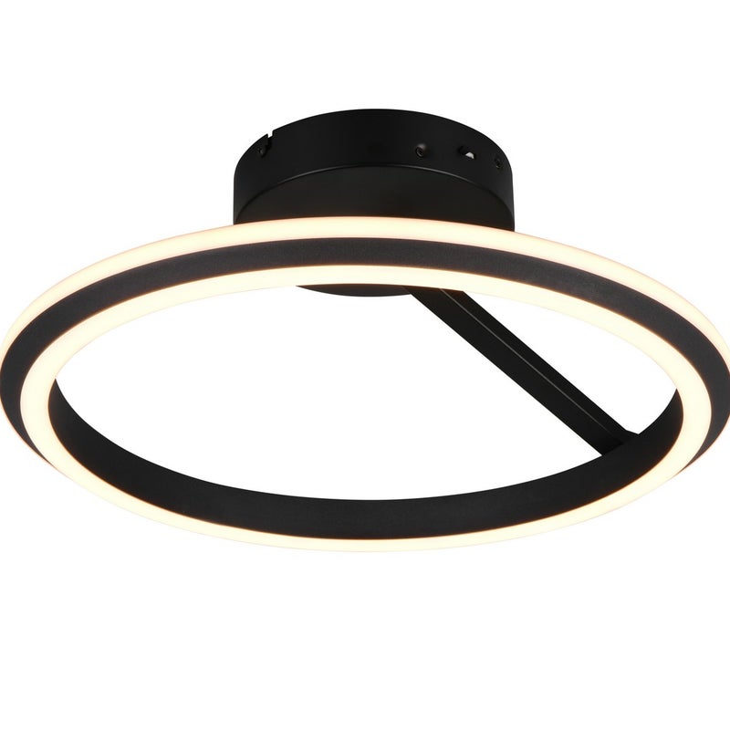 Lampa wisząca LED AMADOR 34W Odcienie bieli 4000lm metal czarna wym:18x45x45cm IP20 Trio