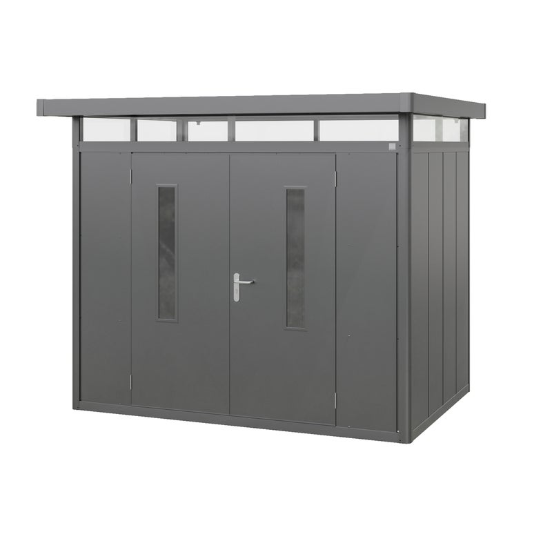 GFP Primeyard domek narzędziowy metalowy 263x180x231 cm domek ogrodowy antracyt