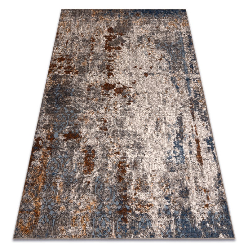 Dywan wełniany NAIN Ornament vintage 7700/51622 beż / granat / terakota 240x340 cm