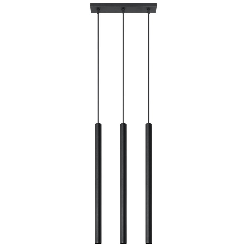 Żyrandol VELINO czarny 3xG9x12W metal wym:100x30x30cm IP20 Pure Lume