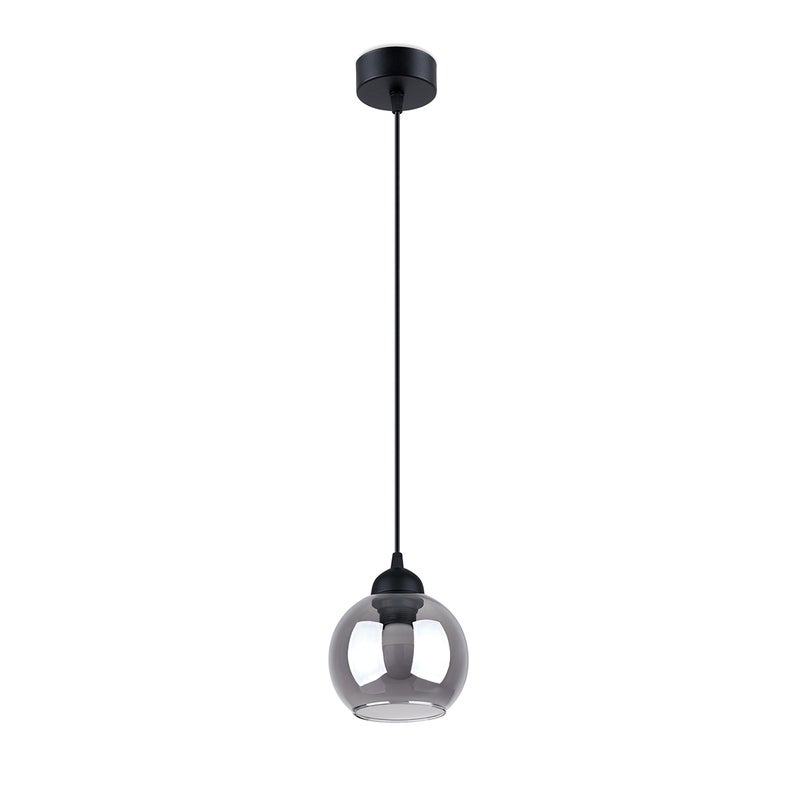 Lampa wisząca ROVANO czarna-dymiona 1xE27x60W szkło wym:130x15x15cm IP20 Pure Lume
