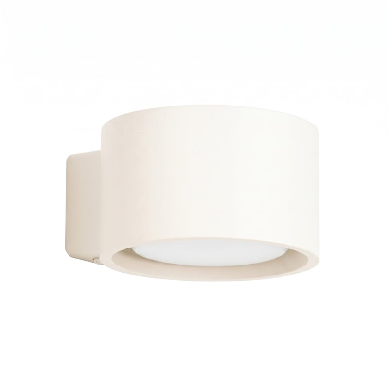 Kinkiet ścienny nowoczesny beżowy okrągły 1xGX53 10W MODO Sollux Lighting