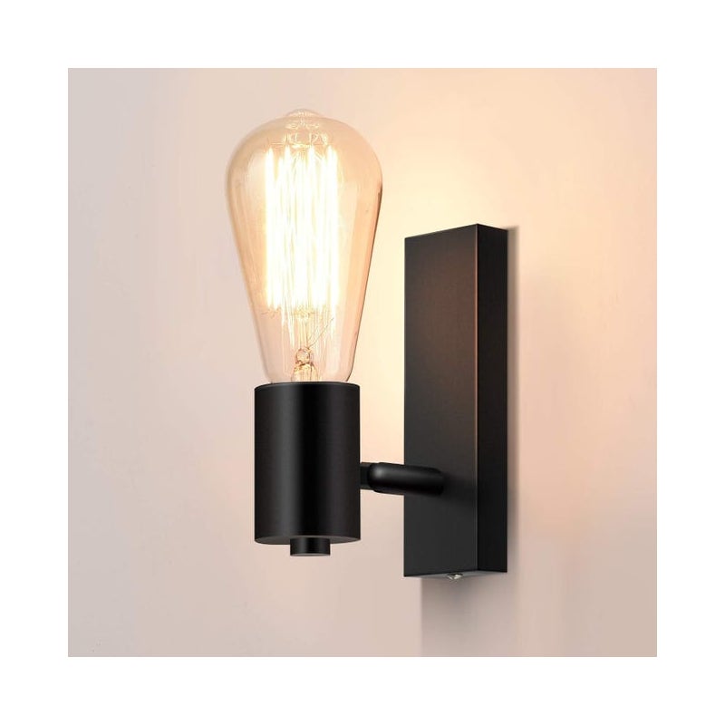 Kinkiet wewnętrzny w stylu industrialnym, obrotowy o 90 stopni, design retro, oprawka E27, metal (żarówka nie jest dołączona)