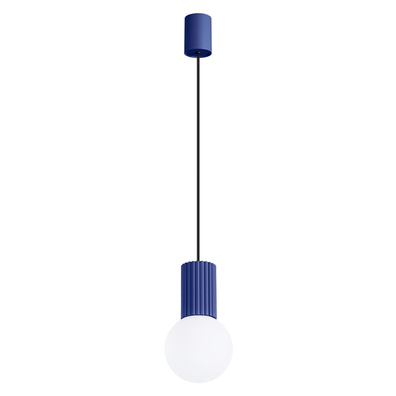 Lampa wisząca SFERA ultramaryno-biała 1xG9x8W aluminium wym:120x12x12cm IP20 Pure Lume
