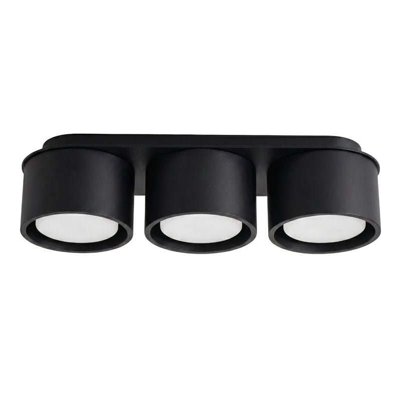 Spot sufitowy minimalistyczny czarny potrójny 3xGX53 10W MODO Sollux Lighting