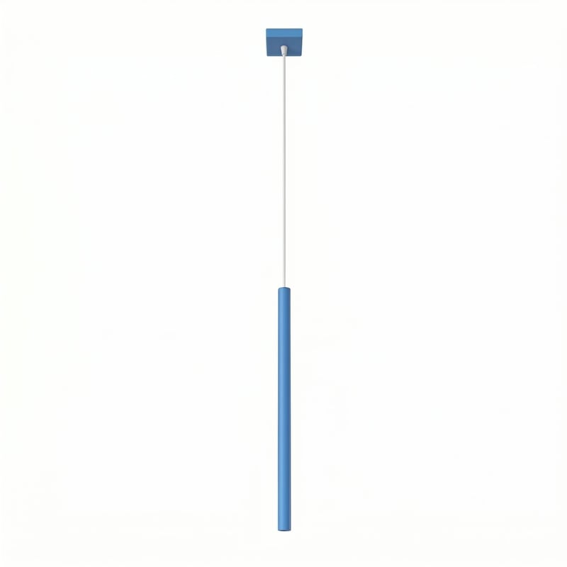 Lampa wisząca nowoczesna błękitna smukła tuba 1xG9 8W PASTELO Sollux Lighting