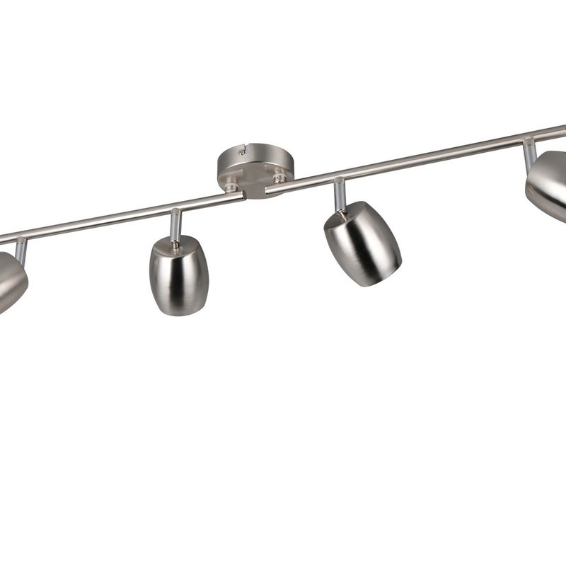 Reflektor listwa ruchome reflektorki NANCY srebrny 4xGU10x35W metal wym:15,5x70,5x8cm IP20 RL