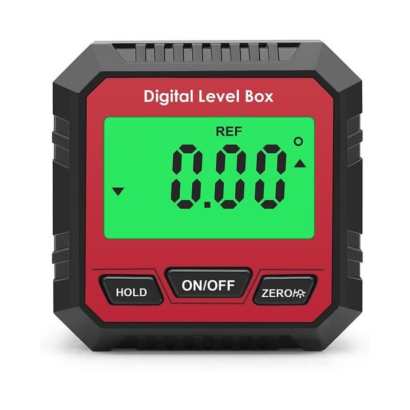 Cyfrowy kątomierz - cyfrowy inklinometr LCD z podświetleniem magnetycznym, odpowiedni do obróbki drewna (bateria nie jest dołączona)