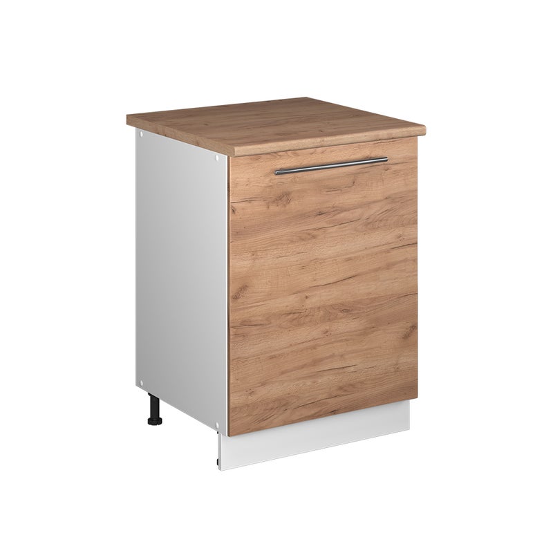 Vicco Szafka pod zlew Fame-Line, Dąb goldkraft/Biały, 60 cm