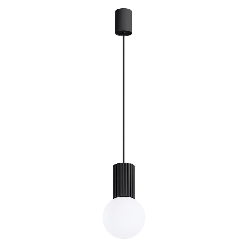 Lampa wisząca SFERA czarno-biała 1xG9x8W aluminium wym:120x12x12cm IP20 Pure Lume