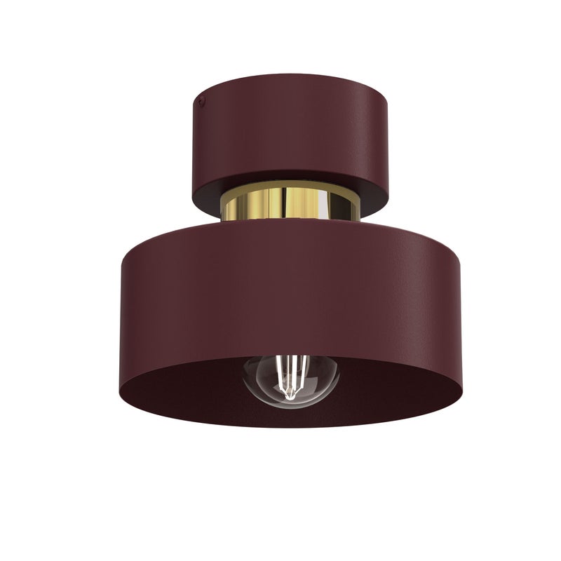 Lampa wisząca Marti czerwony 1xE27x15W metal wym:18x20,5x20,5cm IP20 Luminex