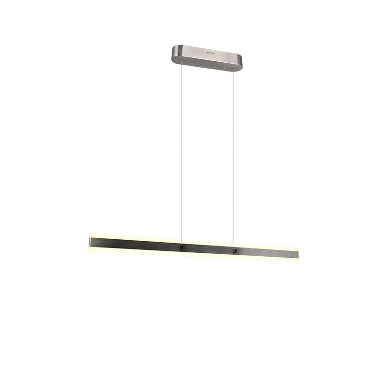 Lampa wisząca LED ARCOLA 35W Odcienie bieli 4100lm metal srebrna wym:150x115x9,5cm IP20 Trio