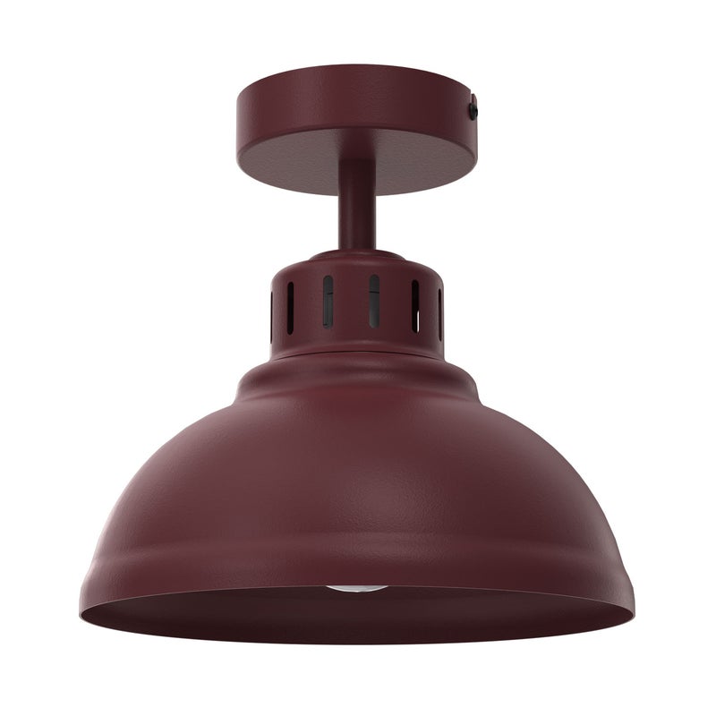 Lampa wisząca Sven czerwony 1xE27x15W metal wym:23x21x21cm IP20 Luminex