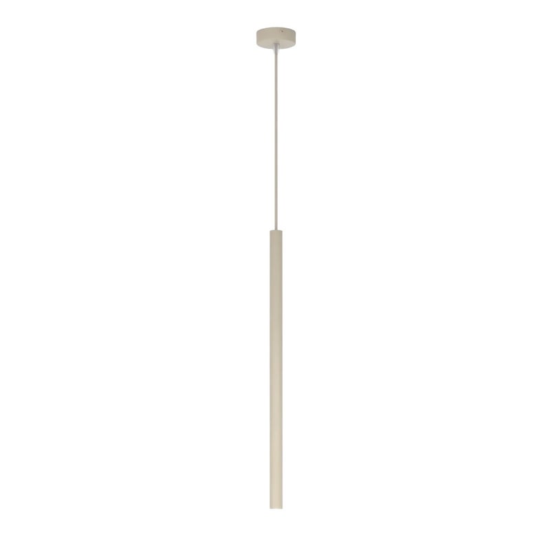 Lampa wisząca metalowy sopel SELTER beżowy 1xG9x8W metal wym:120x8x8cm IP20 Emibig