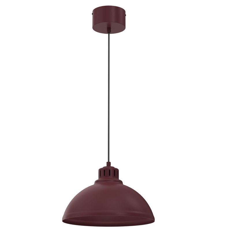 Lampa wisząca Sven czerwony 1xE27x15W metal wym:115x30x30cm IP20 Luminex