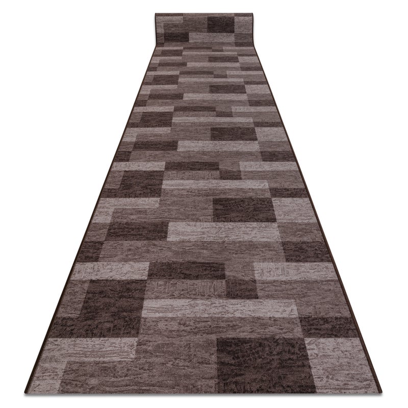 CHODNIK podgumowany ICONA brąz 100cm 100x1200 cm