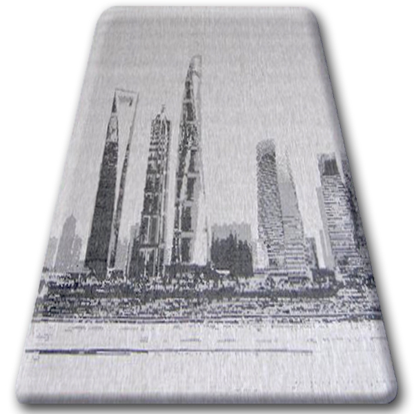 DYWAN SZNURKOWY SIZAL FLOORLUX 20240 srebrny / czarny 240x330 cm