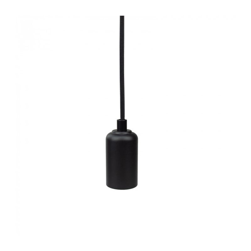 Lampa wisząca czarny matowy 1xE27x60W aluminium wym:200x4,2x4,2cm IP20 Ecolight