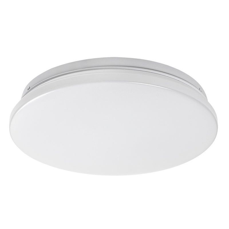 Plafon łazienkowy LED 12W 1050lm 4000K Okrągły Biały Metal IP44 Ø255mm